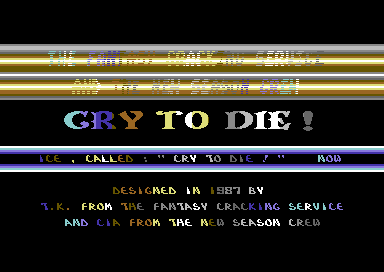 Cry to Die
